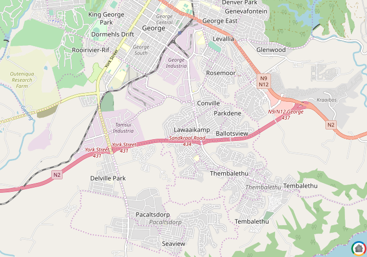 Map location of Lawaai Kamp